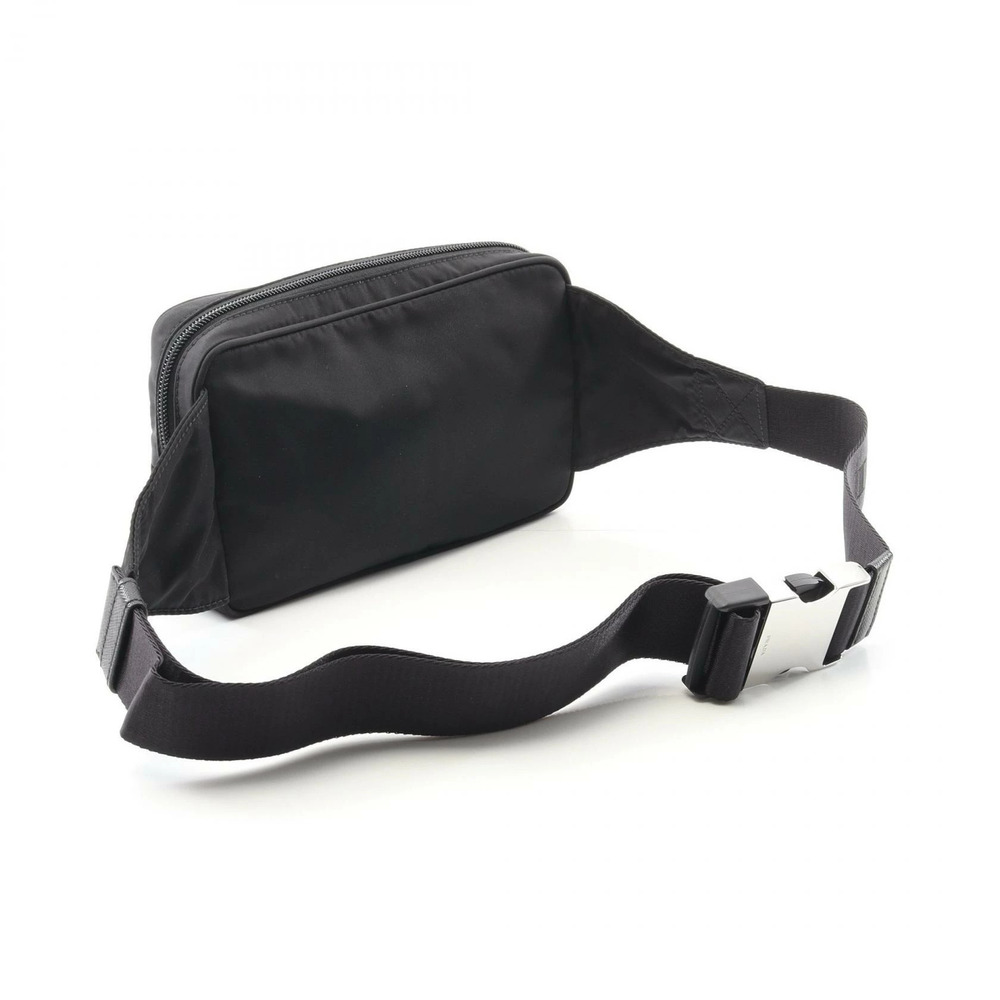 Prada TESSUTO Waist Bag Body Bum Crossbody Belt Black